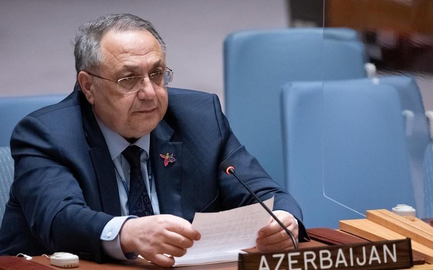 阿塞拜疆常驻联合国代表在安理会会议上对亚美尼亚方面的无端指责作出了有力回应
